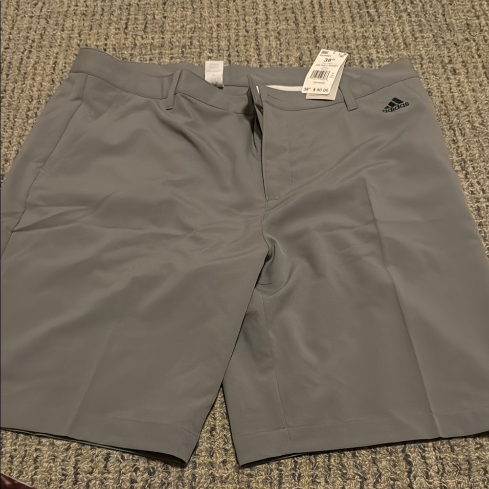 Adidas Men's Athletic Gray Shorts (M38)